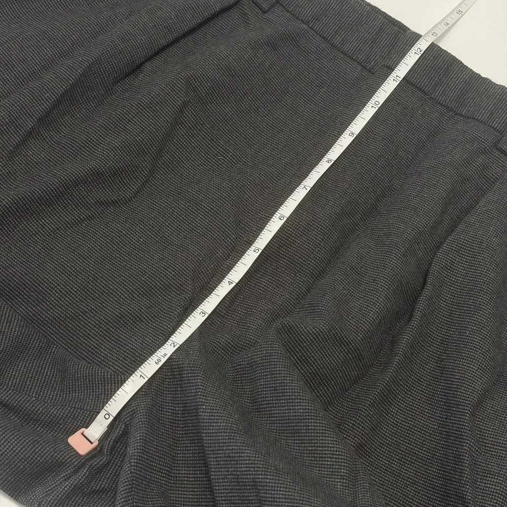 Vintage Polo Ralph Lauren Houndstooth 100% Cotton Trouser Pants 35x30 (34x30)